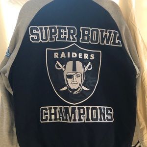 Raiders Letterman Jacket - Large